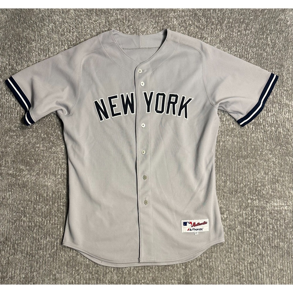 Majestic Authentic Alex Rodriguez #13 New York Yankees Jersey 48 USA Gray MLB